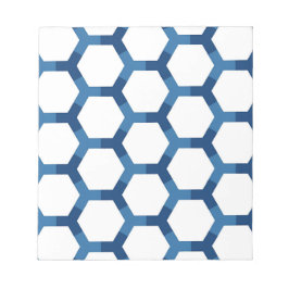 Modern Geometric Hexagon Pattern Notitieblok