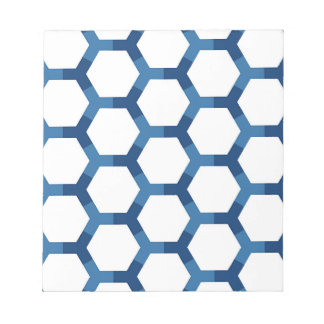 Modern Geometric Hexagon Pattern Notitieblok