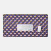 Modern Geometric Interlocking Pattern  Bureaumat (Keyboard & Muis)
