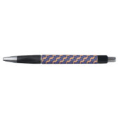 Modern Geometric Interlocking Pattern Custom Pen (Voorkant)