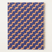 Modern Geometric Interlocking Pattern Daily  Planner (Achterkant)