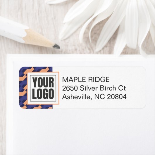 Modern Geometric Interlocking Pattern  Etiket (Insitu)