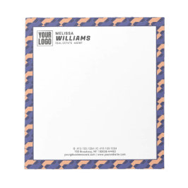 Modern Geometric Interlocking Pattern  Notitieblok