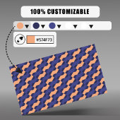 Modern Geometric Interlocking Pattern  Visitekaartje