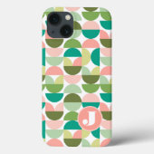 Modern Geometric Monogrammed iPhone/iPad case (Achterkant)