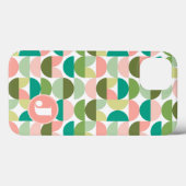 Modern Geometric Monogrammed iPhone/iPad case (Achterkant (horizontaal))
