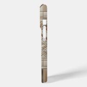 Modern Geometric Mosaic Phone Case Abstract Linear (Achterkant / Links)