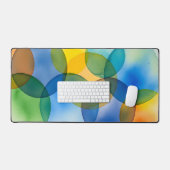 Modern Geometric Overlapping Circles Abstract (Clavier et souris)