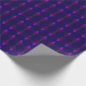 Modern Geometric Purple Gift Wrap with Luminescent Cadeaupapier (Hoek)