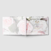 Modern Geometric Roses Wedding Guest Book Gastenboek (Volledig)