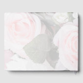 Modern Geometric Roses Wedding Guest Book Gastenboek (Achterkant)