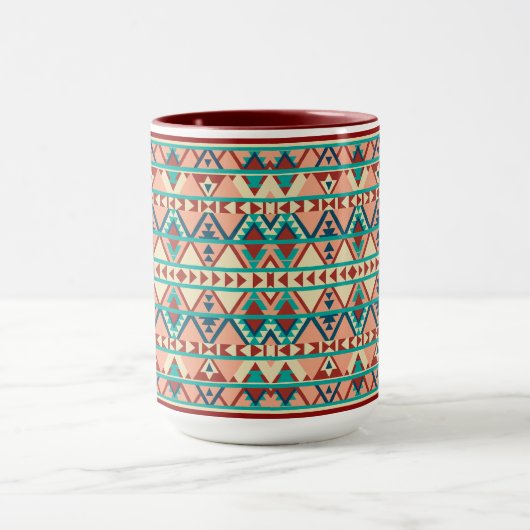 Modern Geometric Southwest Style Tote Bag Mok (Midden)