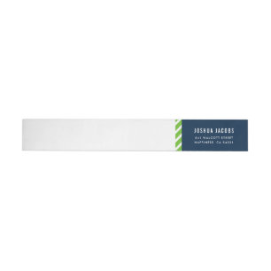 MODERN GEOMETRIC stripe trendy nfl green marvy blu