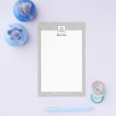 Modern geometriepatroon grijs zwart flyer (Enkel)