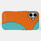 Modern geometrisch abstract ontwerp Case-Mate iPhone case (Achterkant (horizontaal))