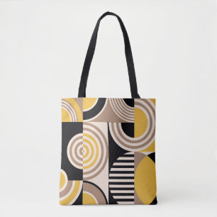 Modern geometrisch, abstract  patroon draagtas