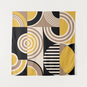 Modern geometrisch, abstract patroon wandkleed