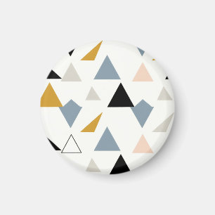 Modern Geometrisch Driehoekpatroon Magneet