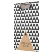 Modern geometrisch klembord (Links)