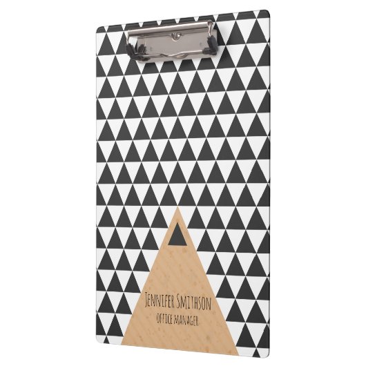 Modern geometrisch klembord (Links)