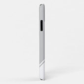 Modern geometrisch monogram grijs Case-Mate iPhone case (Achterkant/rechts)