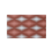 Modern geometrisch patroon in bruin en blauw