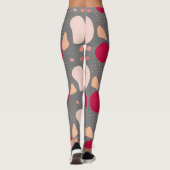 Modern geometrisch patroon leggings (Achterkant)
