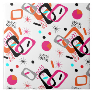 Modern geometrisch patroon met middelmatige midden tegeltje