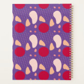 Modern geometrisch patroon. planner (Achterkant)