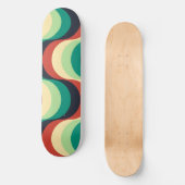 Modern geometrisch patroon skateboard (Voorkant)