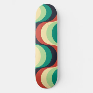 Modern geometrisch patroon skateboard