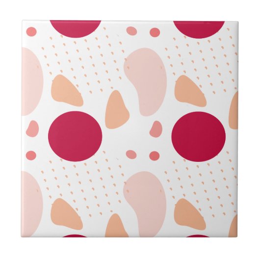 Modern geometrisch patroon tegeltje (Voorkant)