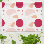 Modern geometrisch patroon theedoek (Gevouwen)