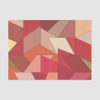 Modern geometrisch patroon tissuepapier