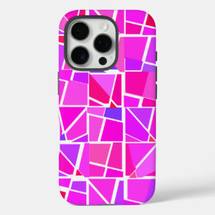 Modern geometrisch patroonontwerp iPhone 16 pro hoesje