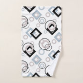 Modern geometrisch veelkleurig patroon bad handdoek (Handdoek)