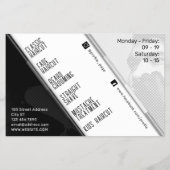 Modern geometrisch vet flyer (Achterkant)