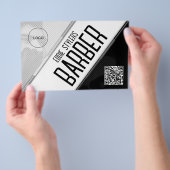 Modern geometrisch vet flyer (Hand)