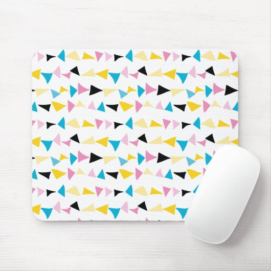 Modern geometrisch vorm Confetti Muismat (Met muis)