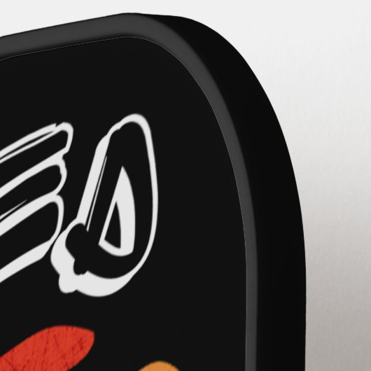 Modern gepensioneerd spel pickleball paddle (Links Detail)