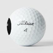 Modern gepersonaliseerd aangepast bericht golfballen (Logo)