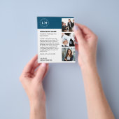 Modern gepersonaliseerd bedrijf flyer (Hand)