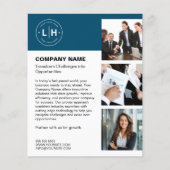 Modern gepersonaliseerd bedrijf flyer (Voorkant)