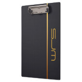 Modern gepersonaliseerd middenmonogram klembord (Links)