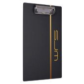 Modern gepersonaliseerd middenmonogram klembord (Rechts)