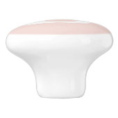 Modern gepersonaliseerd monogram en naam Pastel Pi Keramische Knop (Zijkant)