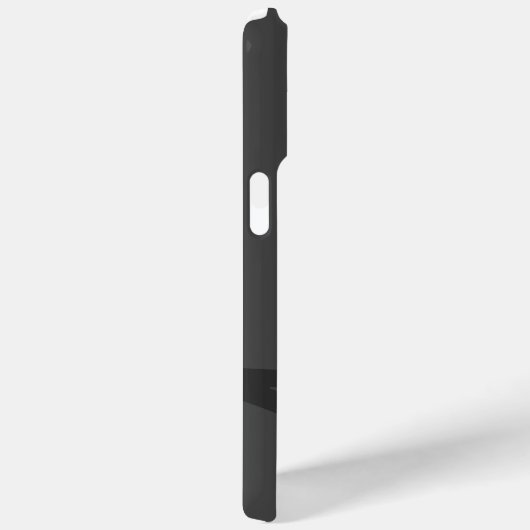 Modern gepersonaliseerd monogram grijs Case-Mate iPhone case (Achterkant / Rechts)