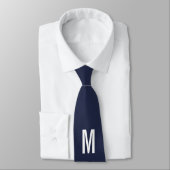 Modern gepersonaliseerd monogram stropdas (Gebonden)