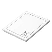 Modern gepersonaliseerd Notitieblok van het Monogr (Gedraaid)