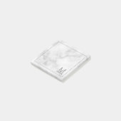 Modern gepersonaliseerd Notitieblok van het Monogr Post-it® Notes (Schuin)
